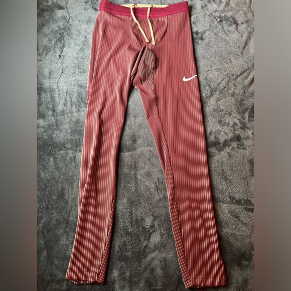 Nike Other - Nike Pro Elite Made In USA Racing Tights Garnet Gold (DA2908-673) Men’s Size M
